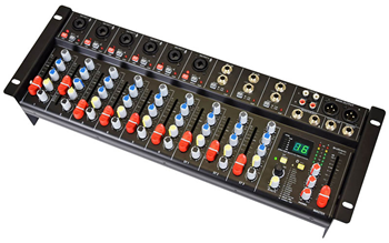 Rack Mountable 9 Channel Mixer with DS 