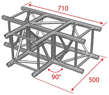 Contestage Quatro290 50mm Truss 3 Way  