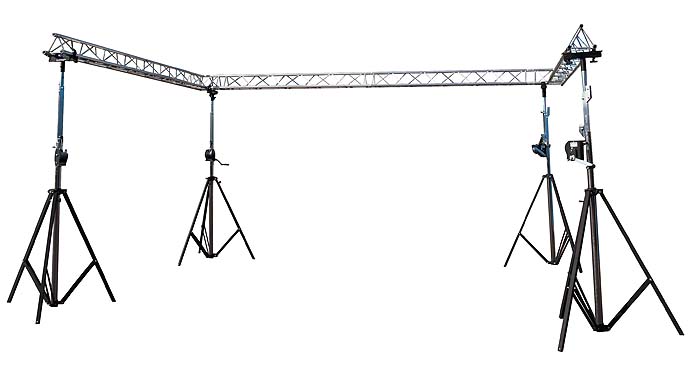 Heavy Duty Lighting Gantry and Winch Stands 4 3M Lighting Stands