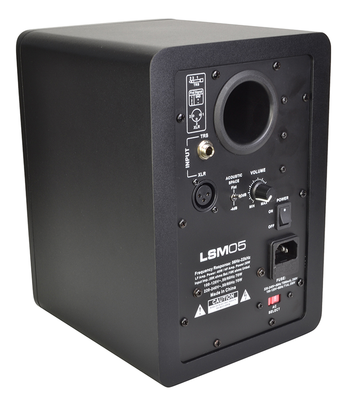 Two Lyonforge Studio Monitor Dual Amplifier 5 Bass Driver - Studio Speakers