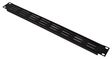 19-Inch 1U Rack Panel Vent Grille Blac 