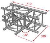 Contestage Quatro290 50mm Truss 3 Way  