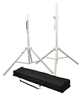 Steel White Speaker Stand Kit with 2%2 