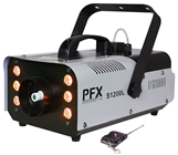 Smoke Machine 1200W inc Amber LEDs with Wireless Remote Control from PERFORM FX