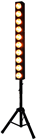 Amber LED Effects Blinder Bar with Tri 